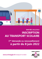 INSCRIPTIONS TRANSPORTS SCOLAIRES 2022 2023 flyer